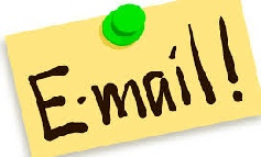 Image of Sticky Note with Email printed to advertise Email service