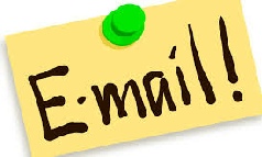 Image of Sticky Note with Email printed to advertise Email service